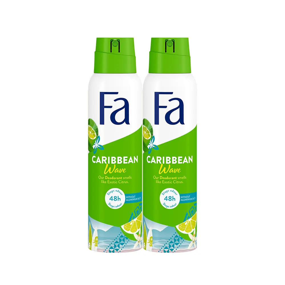 Fa Deodorant Spray Caribbean Lemon 150Ml 150MlX2 Promo - view 1