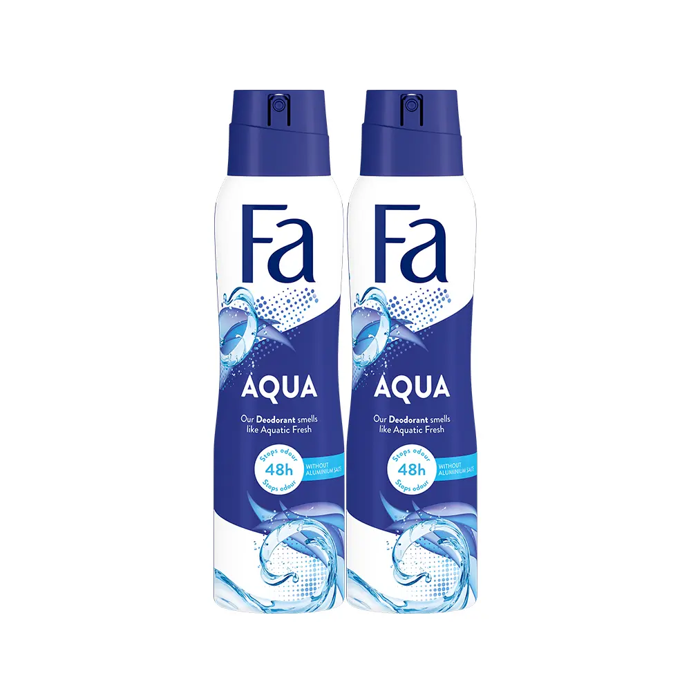 Fa Deodorant Spray Aqua 150MlX2 Promo - view 1