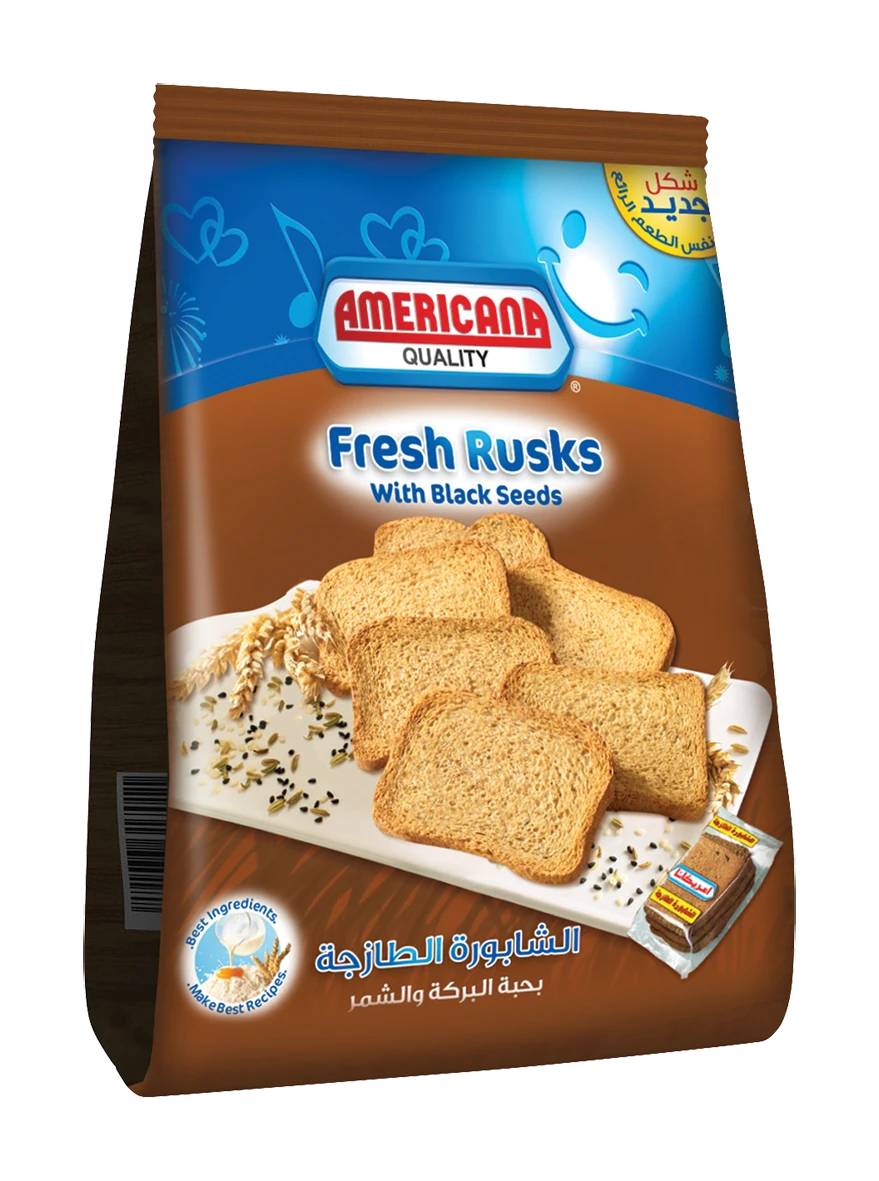 Americana Rusk Brown 375 Gm