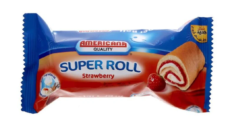 Americana Super Roll Strawberry 60Gm