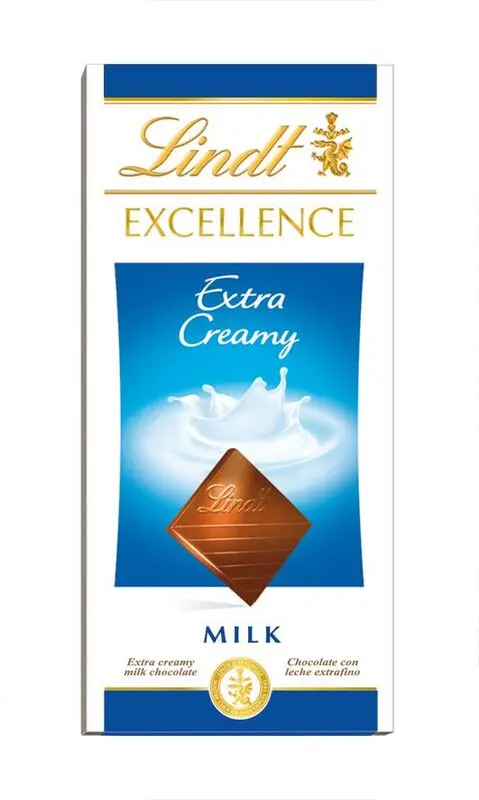 Lindt Excellence Chocolate Milk Extra Creamy 100 Gm - view 1