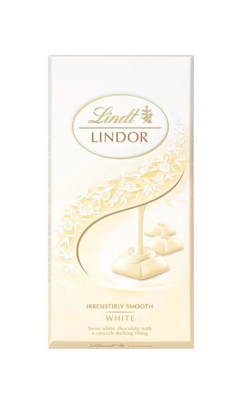 Lindt Lindor White Chocolate 100G