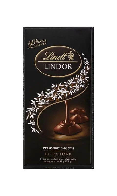 Lindt Lindor Dark 60 % Cocoa 100 Gm - view 1