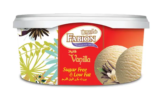 Fabion Ice Cream Sugar Free & Low Fat Vanilla 1 Ltr - view 1