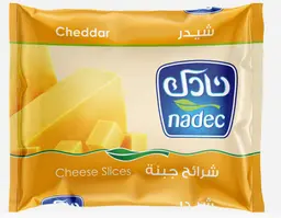 Nadec Sliced Cheese Cheddar 200 Gm