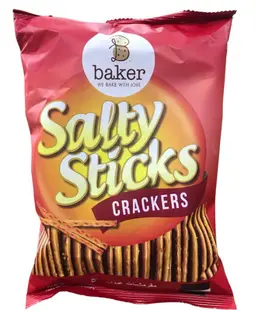 Baker Salty Sticks Crackers 125Gm