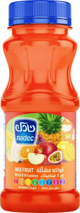 Nadec Nectar Mix Fruit With 8 Vitamins 180 Ml