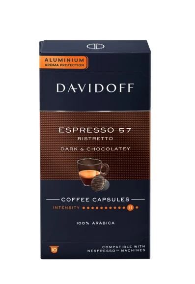 Davidoff Coffeee Capsule Espresso 57 55 Gm