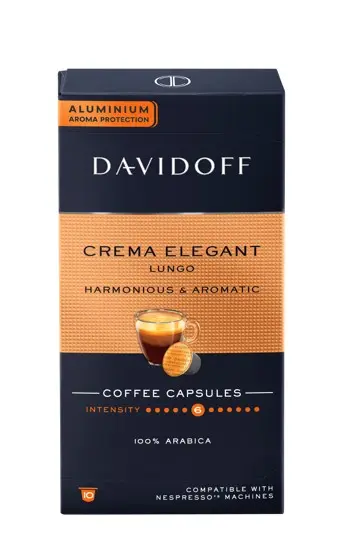 Davidoff Coffeee Capsule Crema Elegant Lungo 55 Gm - view 1
