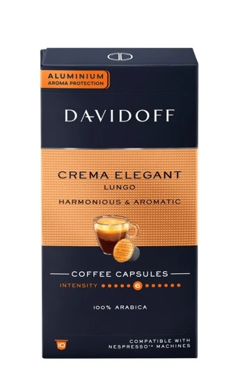 Davidoff Coffeee Capsule Crema Elegant Lungo 55 Gm
