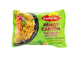 Lucky Me Pancit Canton Instant Stir-Fried Noodles Kalamansi 60 Gm