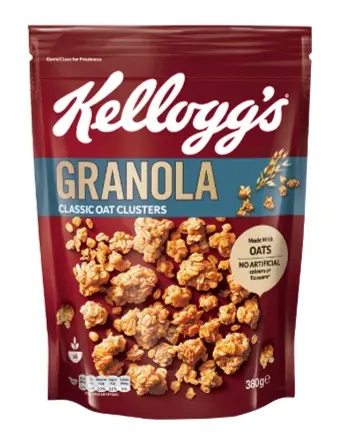 Kelloggs Granola Classic Oats Clusters 380 Gm - view 1
