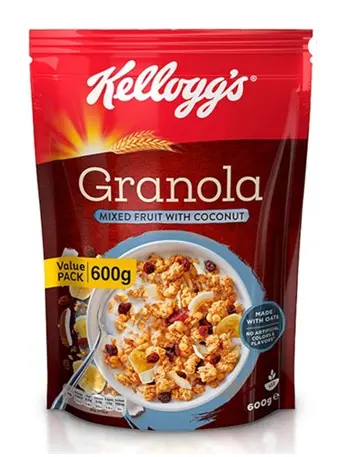 Kelloggs Granola Mix Fruit With Coconut 600 Gm - view 1