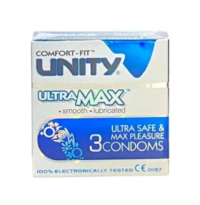 Unity Ultra Max Condoms 3 Pieces