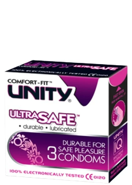 Unity Ultra Safe Condoms 3 Pieces