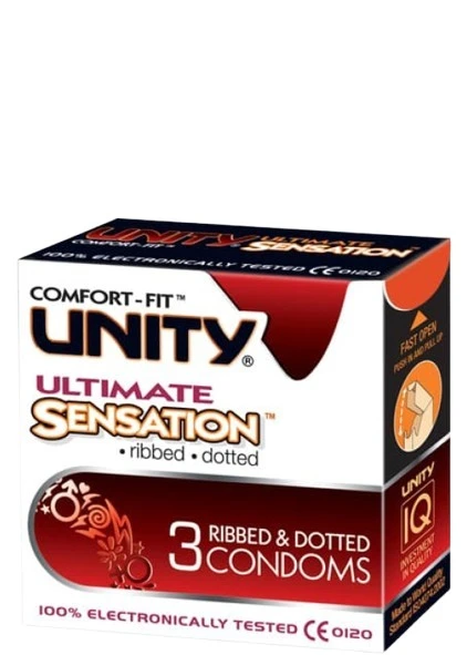Unity Ultimate Sensation Condoms 3 Pieces