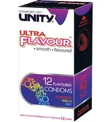 Unity Ultra Flavoured Condoms 12 Pieces - view 1