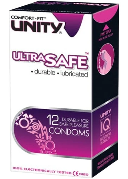 Unity Ultra Safe Condoms 12 Pieces