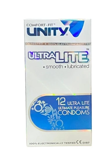 Unity Ultra Lite Condoms 12 Pieces