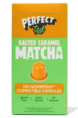 Perfect Ted Salted Caramel Matcha Nespresso Compatible 10 Capsules