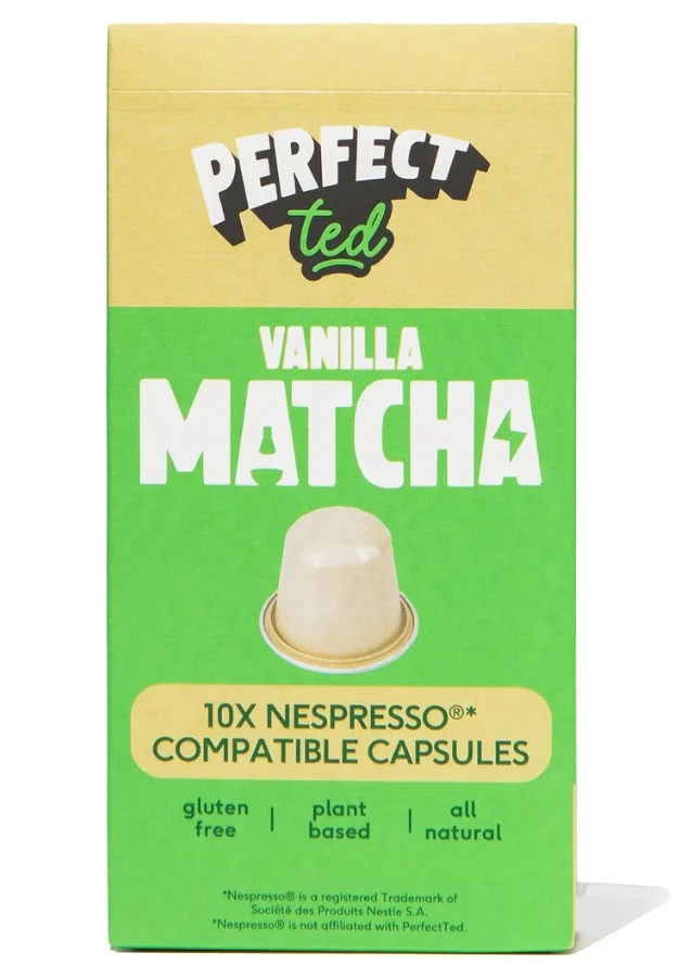 Perfect Ted Vanilla Matcha Nespresso Compatible 10 Capsules