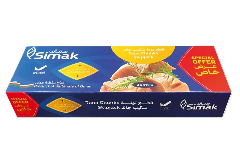 Simak Tuna Chunks Skipjack In Sunflower Oil 170GmX3 - view 1