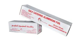 رقائق ألمنيوم الخليج مقاس 45سم*150متر