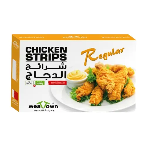 Meat Town Regular Chicken Strips 400 Gm - view 1