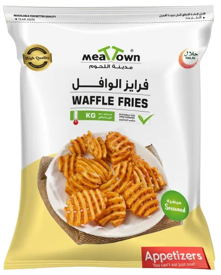 Meat Town Waffle Fries 1 Kg - view 1