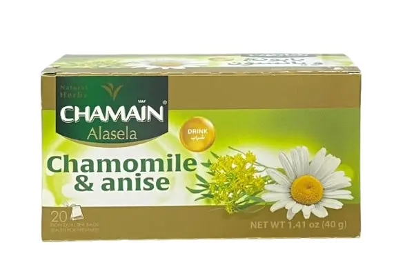 Chamain Natural Herbs Chamomile & Anise Sachets 20 Tea Bags - view 1