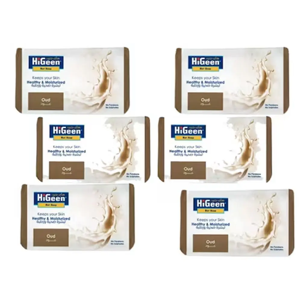 Higeen Bar Soap Oud 75 Gm 5+1 Free - view 1