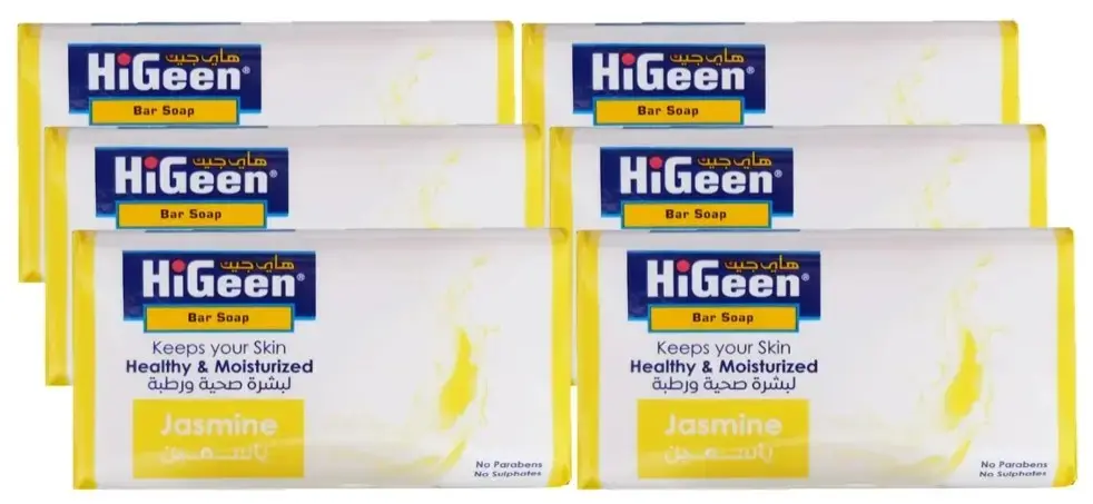 Higeen Bar Soap Jasmine 125 Gm 5+1 Free - view 1