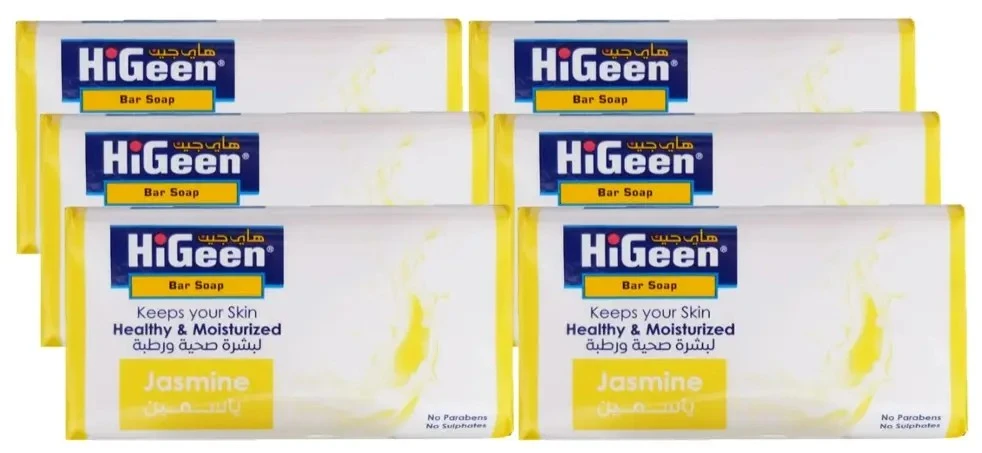 Higeen Bar Soap Jasmine 125 Gm 5+1 Free