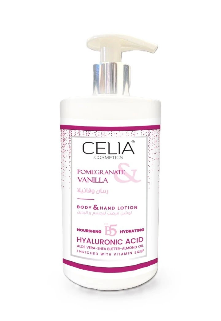 Celia Body & Hand Lotion Pomegranate Vanilla 400 Ml