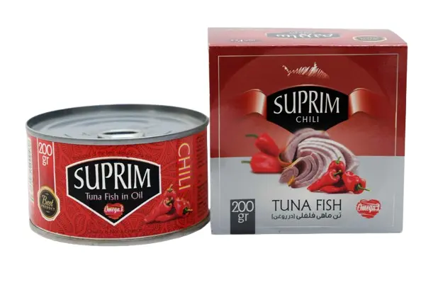 Suprim Tuna Fish In Oil Chili 200 Gm - view 1