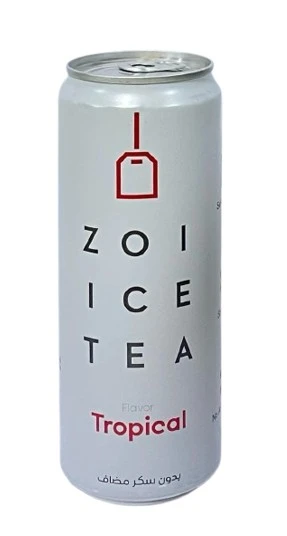 Zoi Ice Tea Tropical No Added Sugar 320 Ml