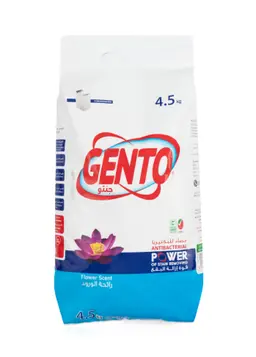 Gento Laundry Detergent Powder HF Flower 4.5 Kg