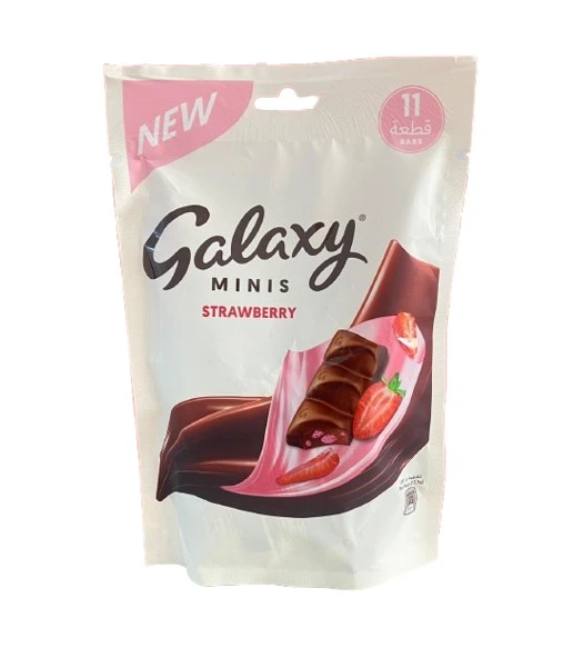 Galaxy Minis Chocolate Strawberry 137.5 Gm