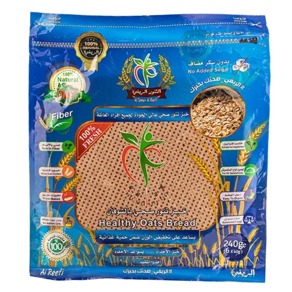 Al Tanour Al Reefi Healthy Oats Bread 240 Gm - view 1