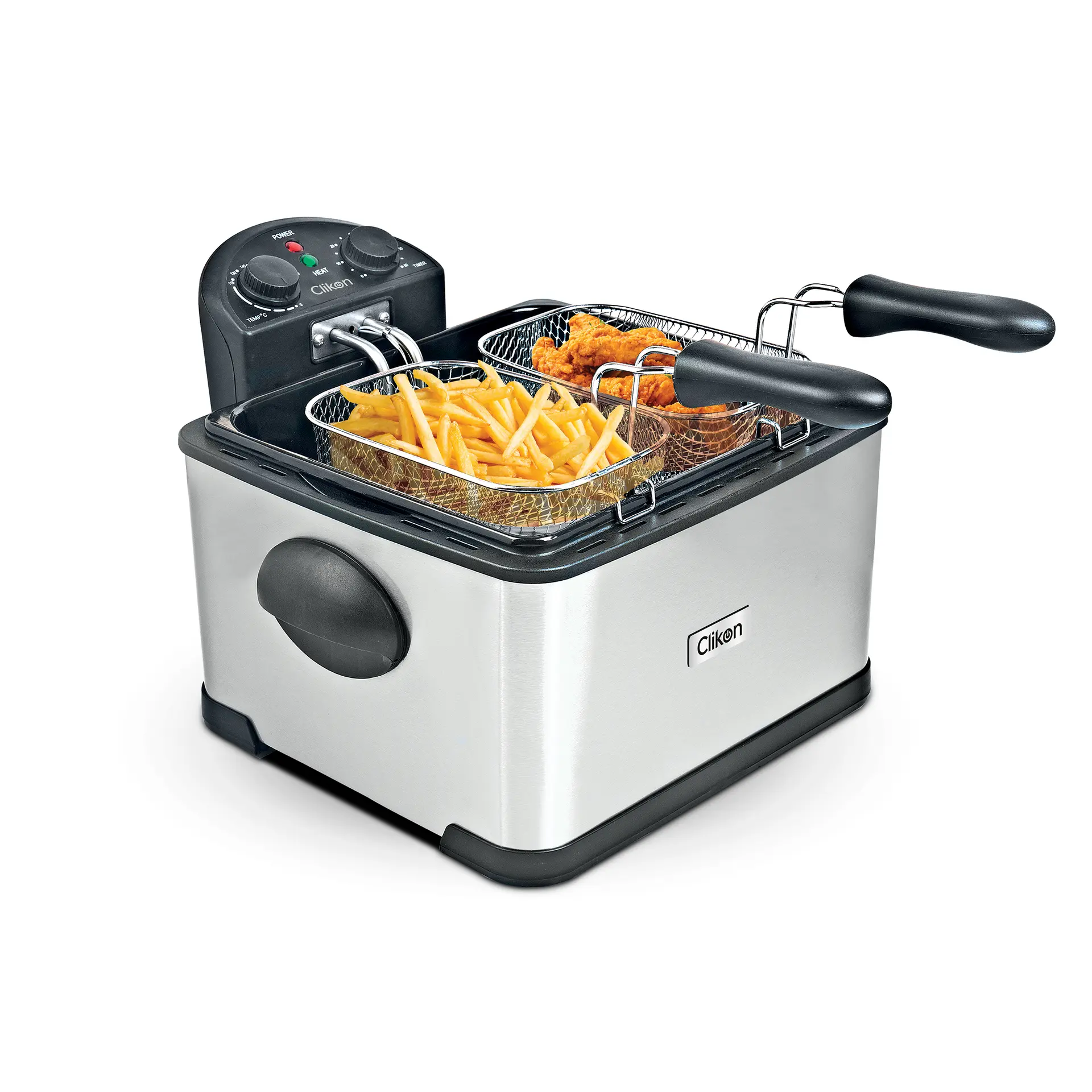 Clikon CK374 Deep Fryer With Timer Non-stick Coating 2000 Watts 4 Ltrs - view 1