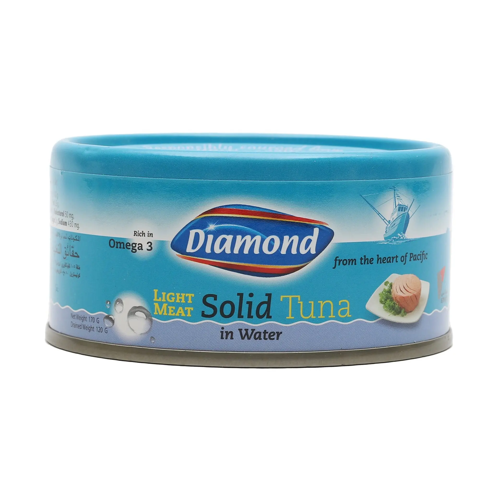Diamond Solid Light Meat Tuna In Water 170 Gm - view 1