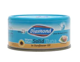 Diamond Solid White Meat Tuna In Sunflower Oil 170 Gm