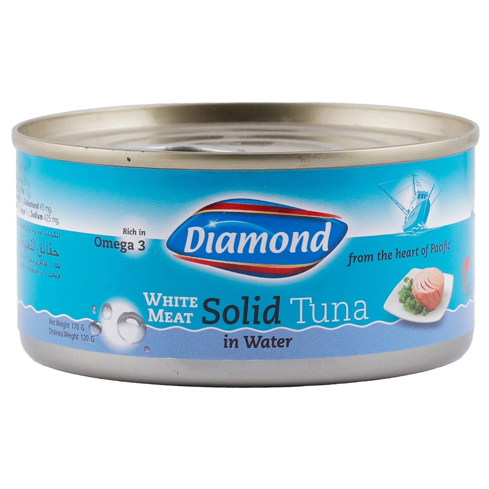 Diamond Solid White Meat Tuna In Water 170 Gm - view 1