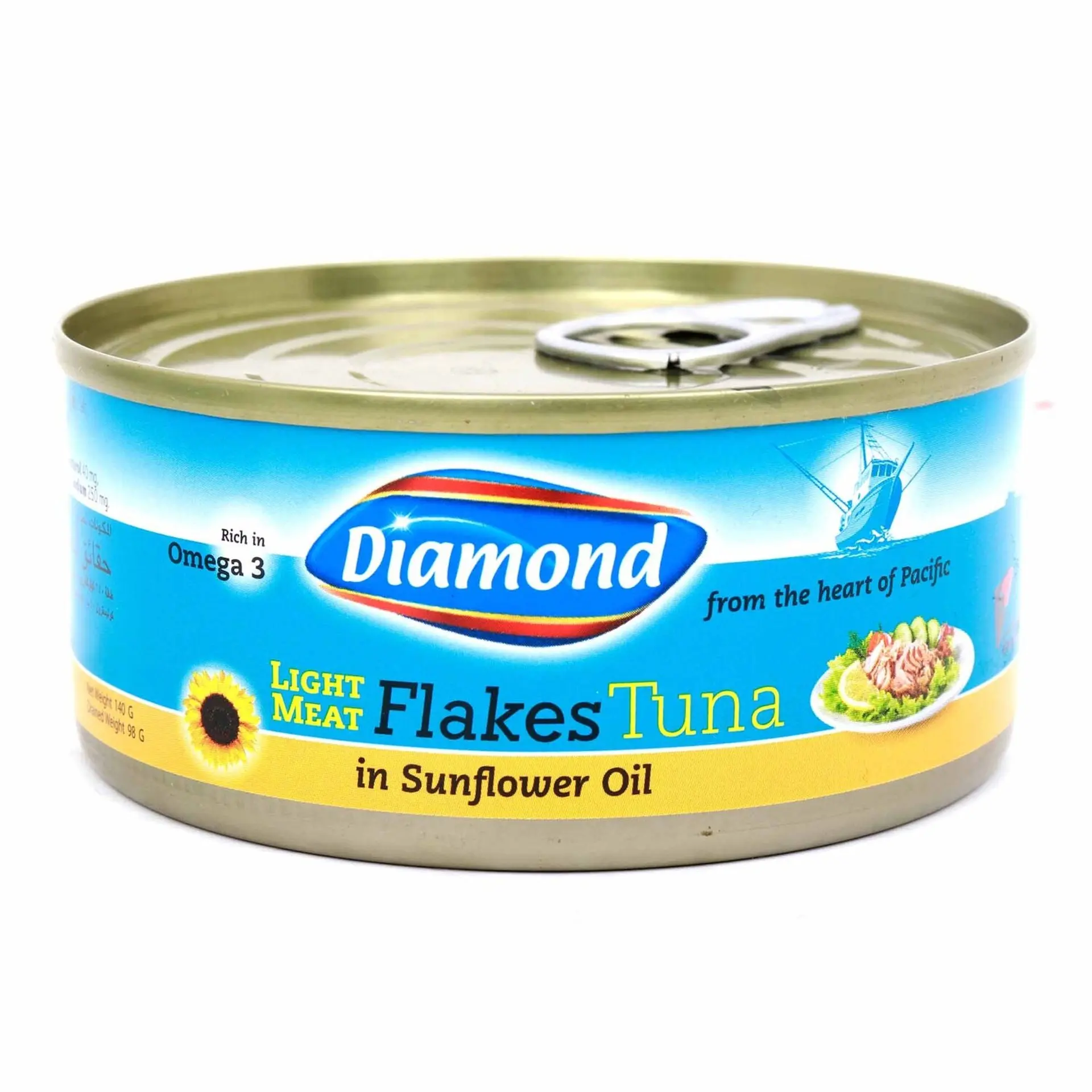 Diamond Light Meat Tuna Flakes In Sunflower Oil 170 Gm - view 1