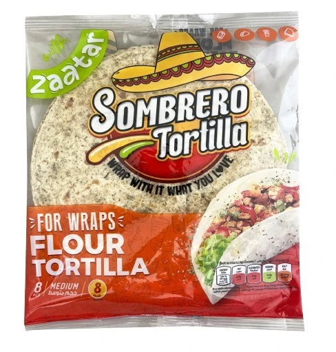 Sombrero Zatar Tortilla Medium 8 Inches 340 Gm