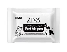 Ziva Pet Wipes 20 Wipes