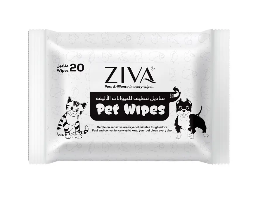 Ziva Pet Wipes 20 Wipes - view 1