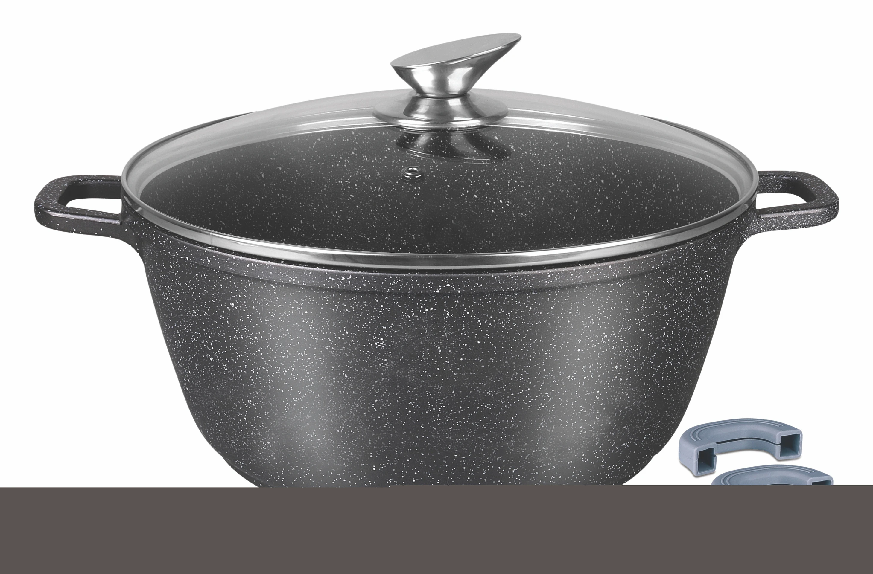 Homeway Marble Casserole Die Cast Aluminum 32 Cm