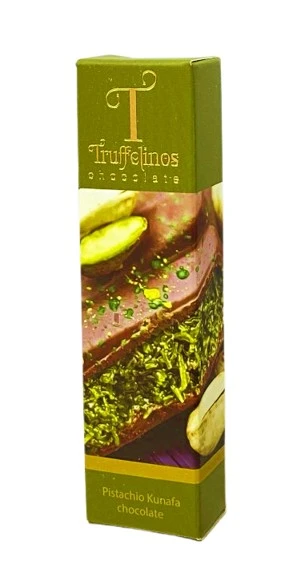 Truffelinos Chocolate Bar Pistachio With Kunafa 50 Gm