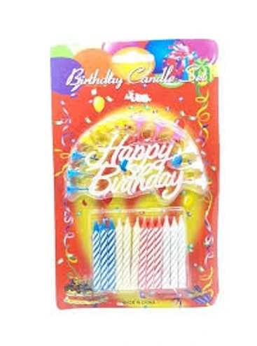 Falcon Birthday Candle Set 12 Pieces